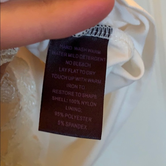 Hale Bob sz M cream Lace dress - Picture 5 of 5